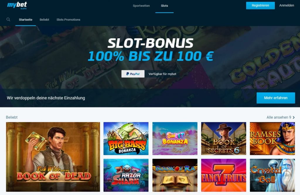 mybet Casino Webseite